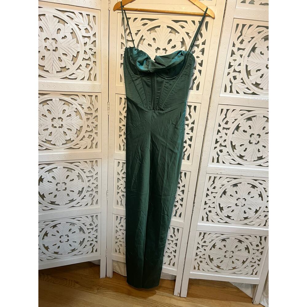 COPY - House of CB Charmaine Forest Corset Maxi Dress Size S Small Plus Cup - Picture 5 of 9